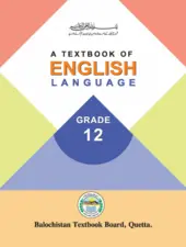 Class 12 English Language Book by Balochistan Textbook Board Quetta