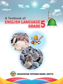 Class 5 English Language Book by Balochistan Textbook Board Quetta