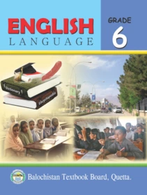 Class 6 English Language Book by Balochistan Textbook Board Quetta